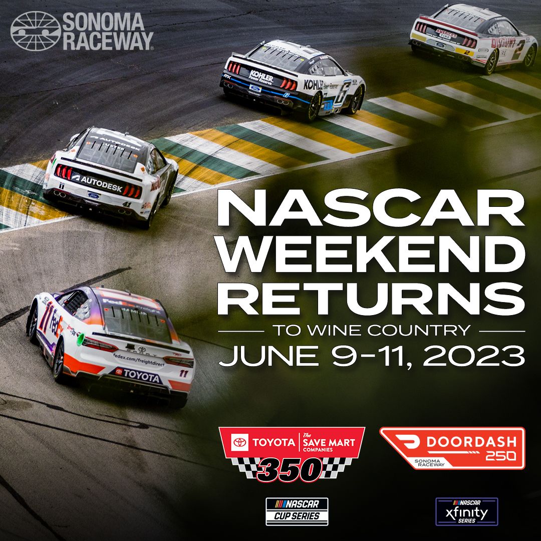 NASCAR Xfinity Series Scheduled At Sonoma Raceway For First Time Ever 