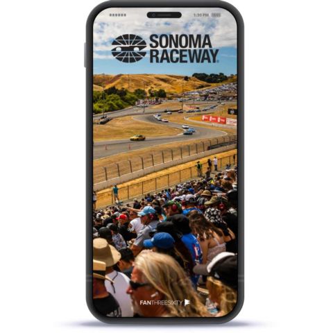 Sonoma Raceway App Header Image